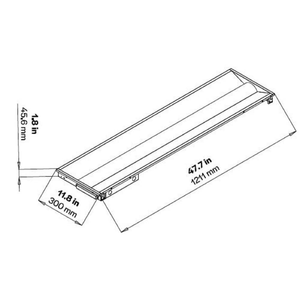 HALCO LIGHTING TECHNOLOGIES 1 ft. x 4 ft. 2190- 4437 Lumens Volumetric Integrated LED White Panel Light, Wattage and CCT Selectable 3500/4000/5000K