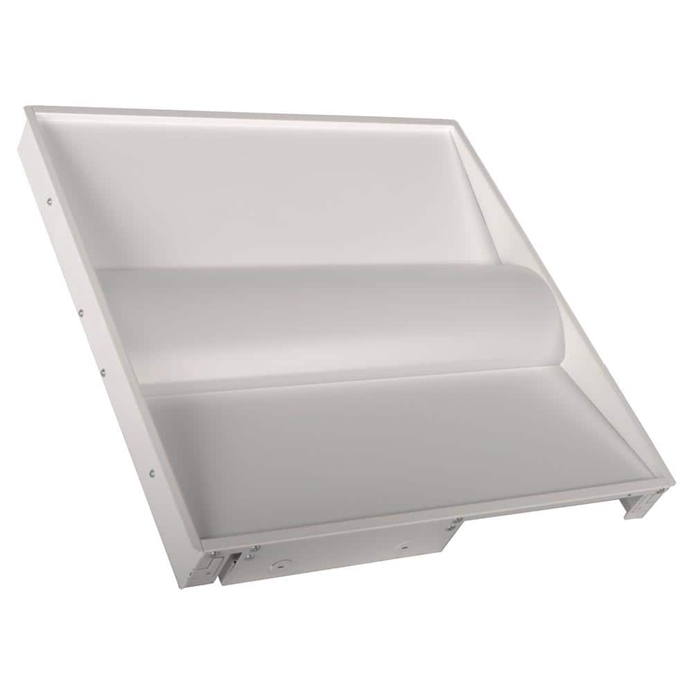 HALCO LIGHTING TECHNOLOGIES 2 ft. x 2 ft. 64-Watt Equivalent Volumetric Panel Integrated LED White Luminaire Troffer Daylight