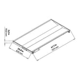 HALCO LIGHTING TECHNOLOGIES 2 ft. x 4 ft. 3384- 5889 Lumens Volumetric Integrated LED White Panel Light, Wattage and CCT Selectable 3500/4000/5000K