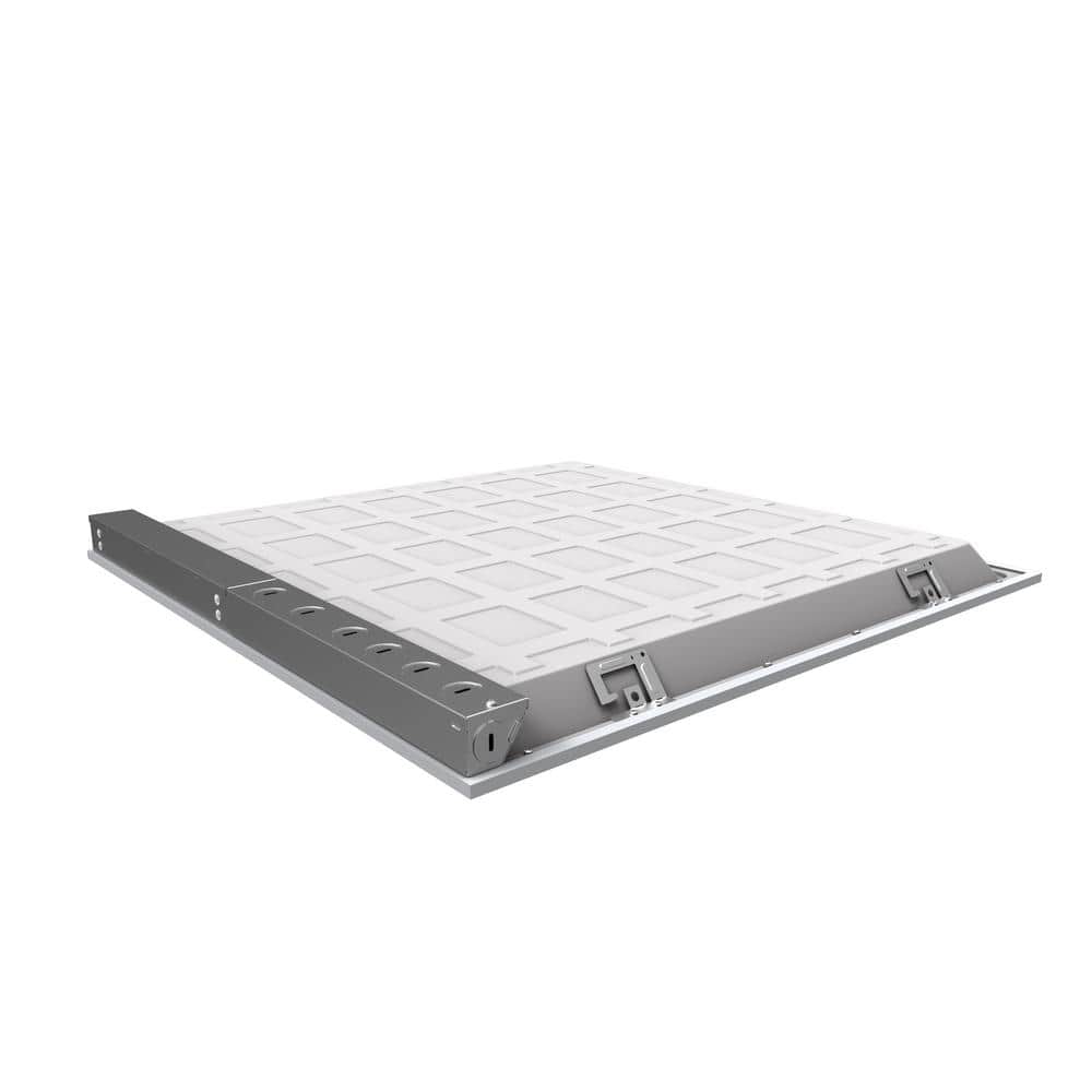 HALCO LIGHTING TECHNOLOGIES 24 in. x 24 in. 20/30/35-Watt 2454-4044 Lumens White Integrated LED Flat Panel Backlit, Color Selectable 3500 4000 5000K
