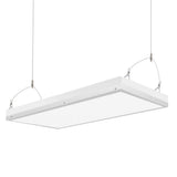 Honbei 2 ft. 500-Watt Equivalent Integrated LED White Linear High Bay Light,110-277-Volt 5000K Commercial Lighting for Workshop