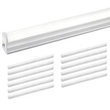WYZM 4 ft. 80-Watt Equivalent LED T5 Shop Light 5000K Daylight,2200 Lumens,Linkable LED Shop Light(12-Pack)