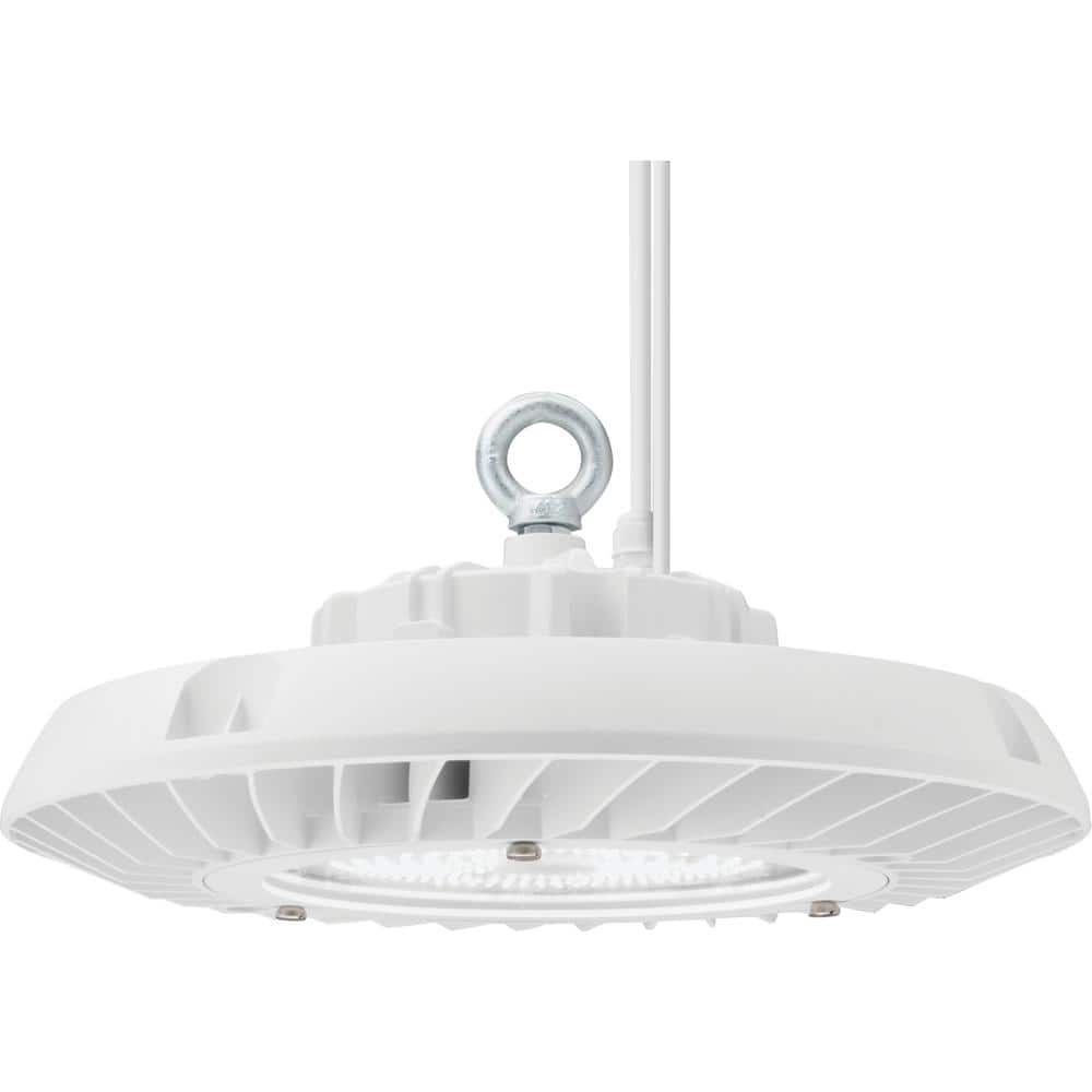 Lithonia Lighting Contractor Select JEBL Series 1.08 ft. 175-Watt Equivalent Integrated LED Dimmable White High Bay Light Fixture, 5000K