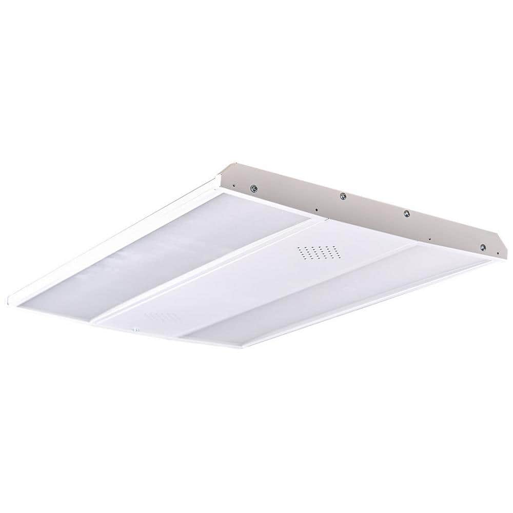 LEDone 2 ft. Linear 160-Watt Equivalent Integrated LED Dimmable Galvanized Steel White High Bay Light, 5000K