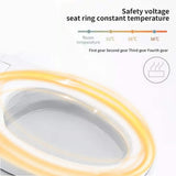 HOMEMYSTIQUE Intelligent Toilet Bidet with Auto Flush & Heated Seat