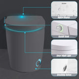 HOMEMYSTIQUE Height Intelligent Bidet Toilet with Auto Features, Heated Seat & Remote Control