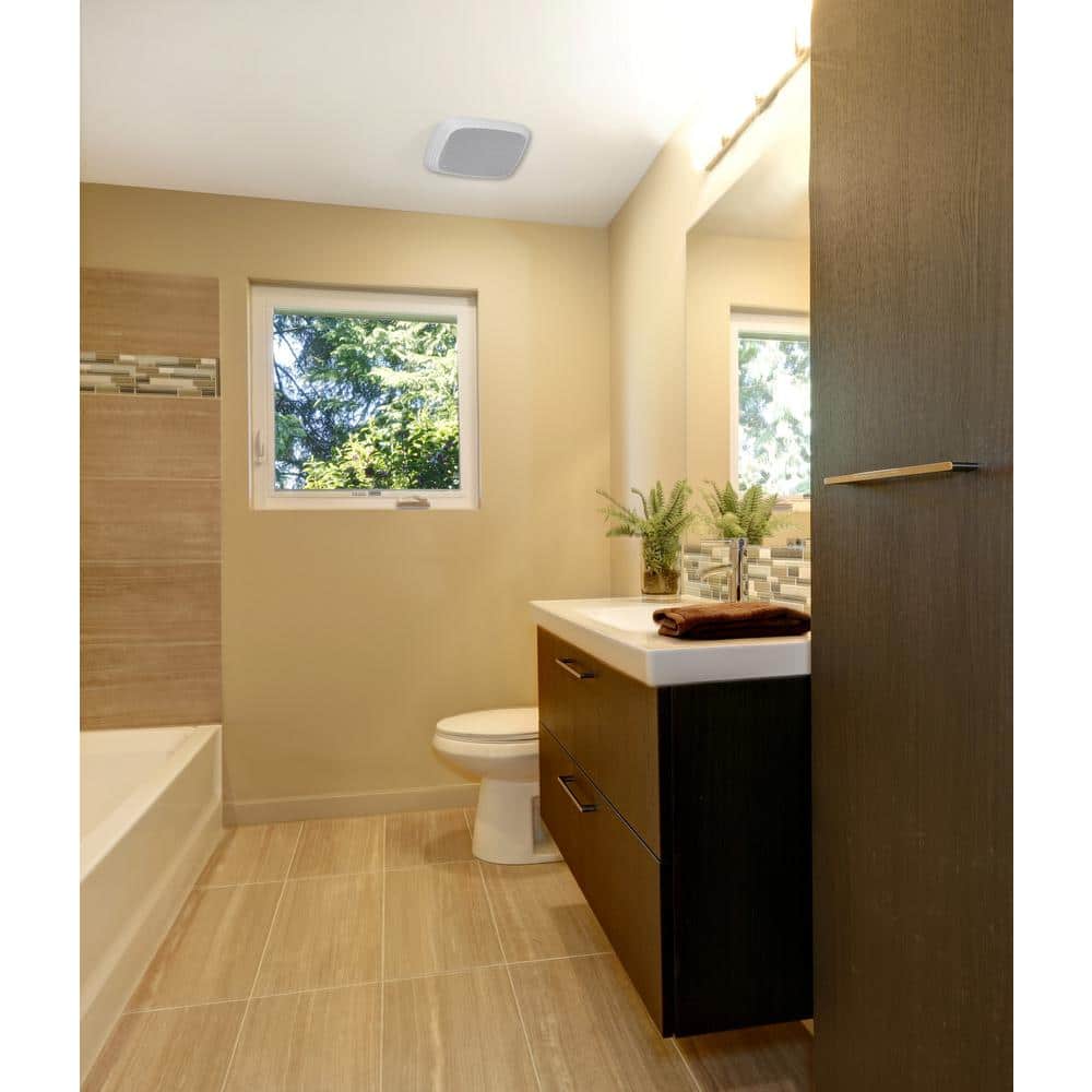 HOMEWERKS 70 CFM Bathroom Exhaust Fan with Bluetooth Speaker