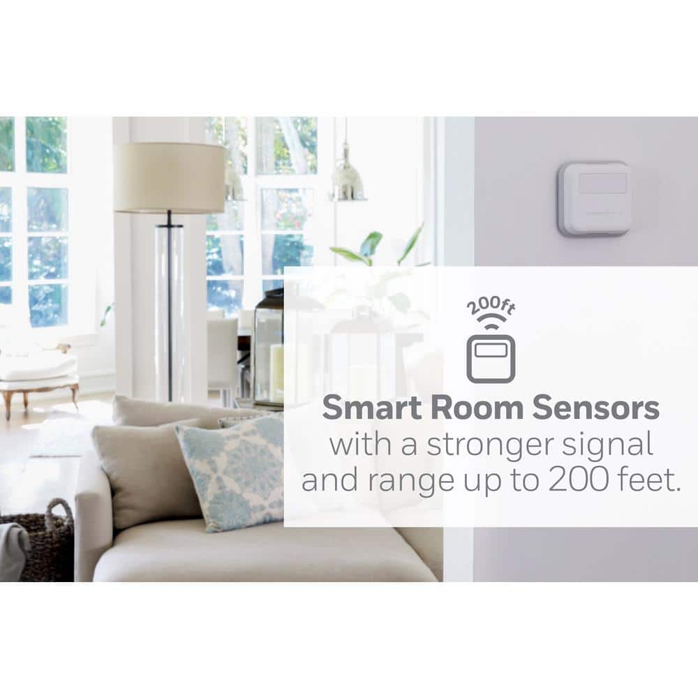 Honeywell Home T9 WiFi 7-Day Programmable Smart Thermostat with Touchscreen Display and Smart Room Sensor