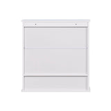 Hooseng 5.12 in. W x 22.8 in. H Rectangular MDF Medicine Cabinet with Mirror and 2-doors