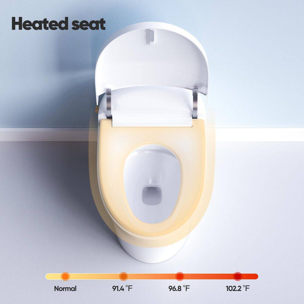 HOROW Smart Toilet Bidet with Remote Control and Deodorization