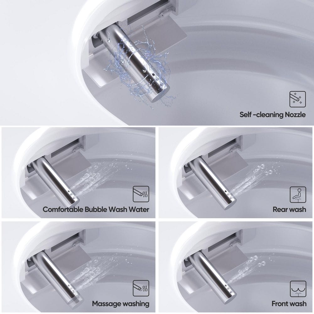 HOROW Smart Toilet Bidet with Remote Control and Deodorization