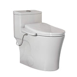 HOROW Dual Flush Elongated Smart Bidet Toilet - White