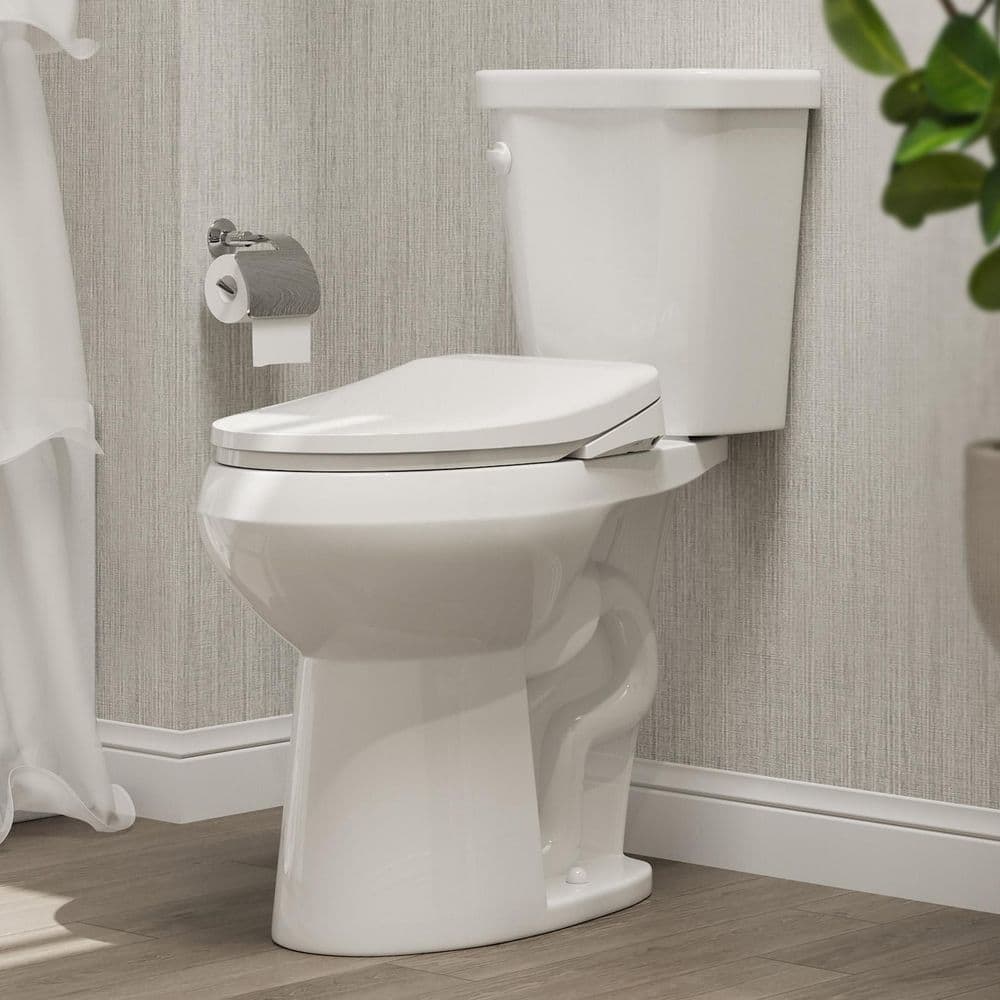 HOROW 21 in. Extra Tall Smart Bidet Toilet with 1.28 GPF - White