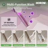 HOROW 21 in. Extra Tall Smart Bidet Toilet with 1.28 GPF - White