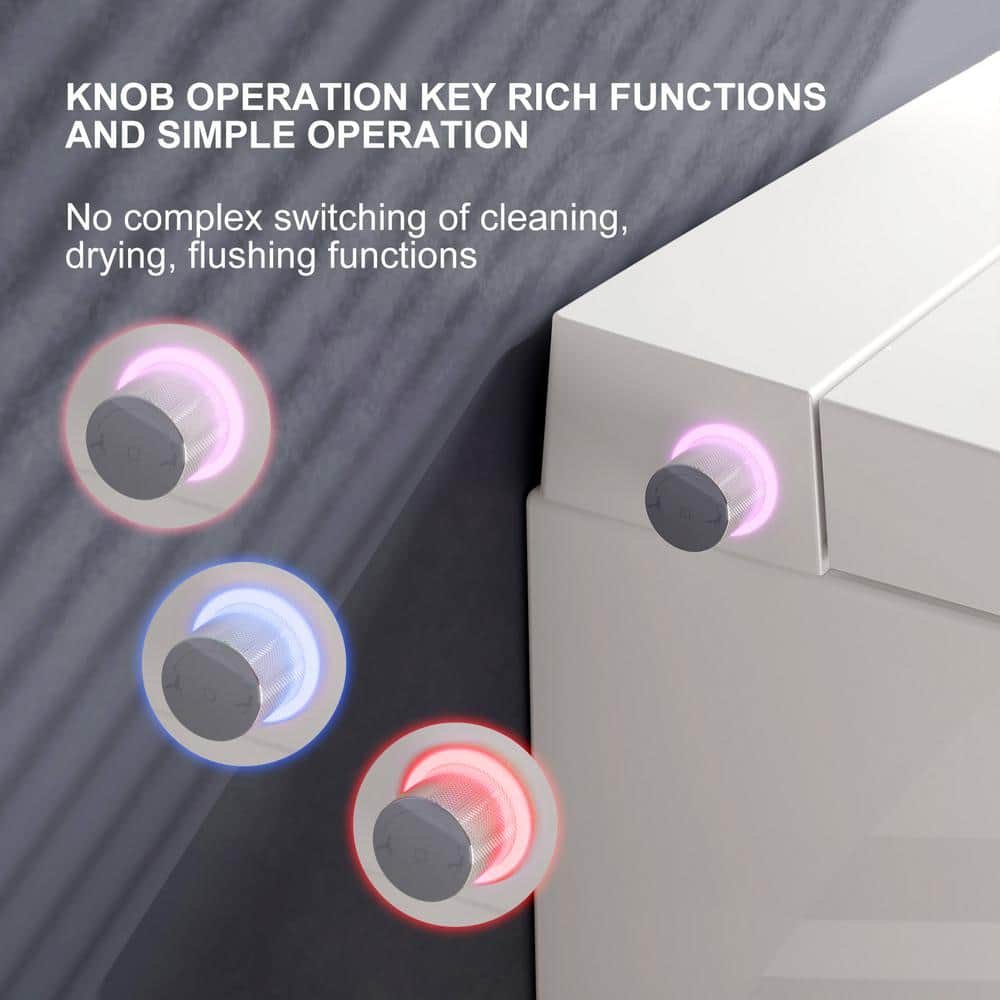 HOROW HR-WH10 Elongated Wall-Hung Smart Bidet Toilet with Remote