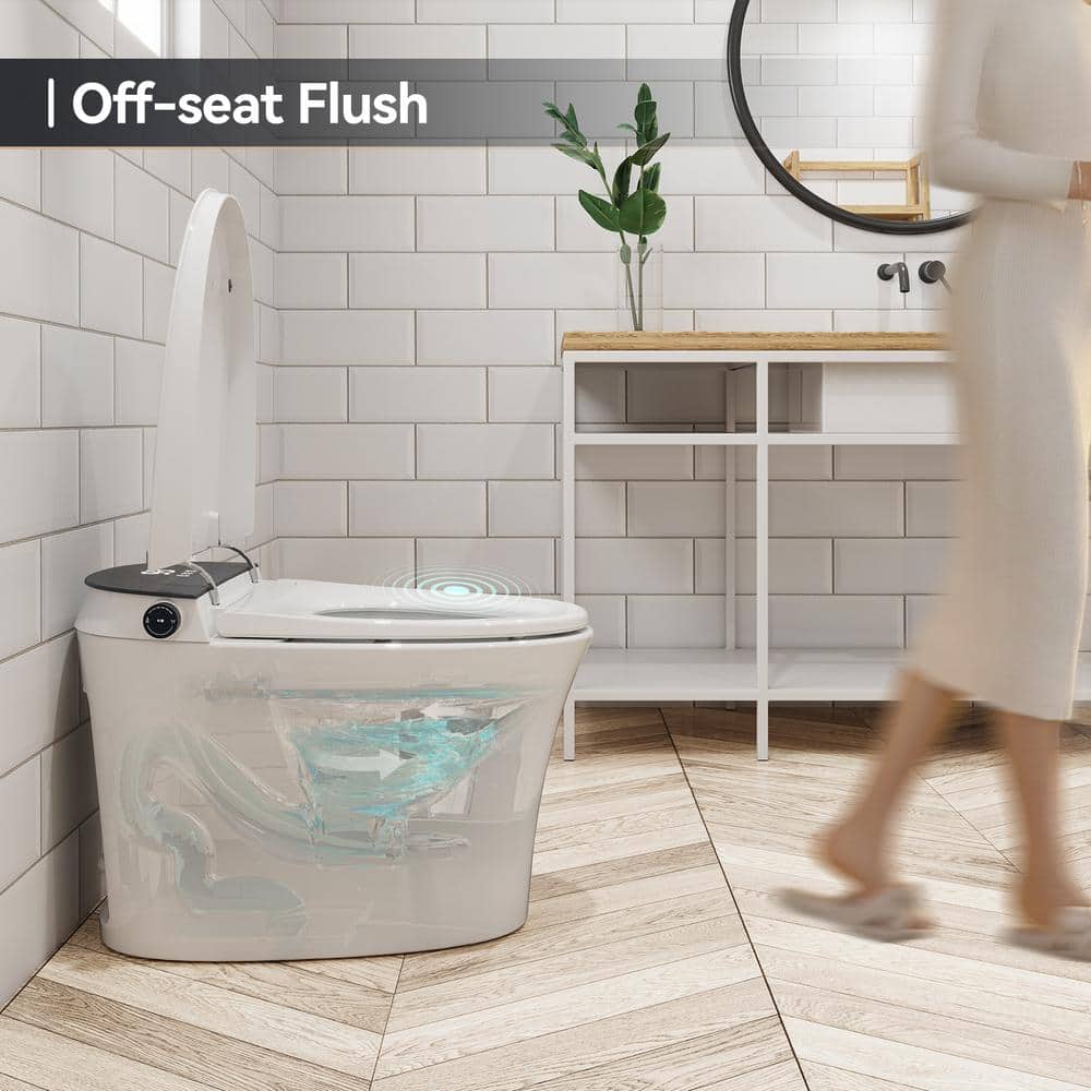 HOROW HR-Y8 1.11 GPF Smart Toilet Bidet with UV Light and Auto Flush