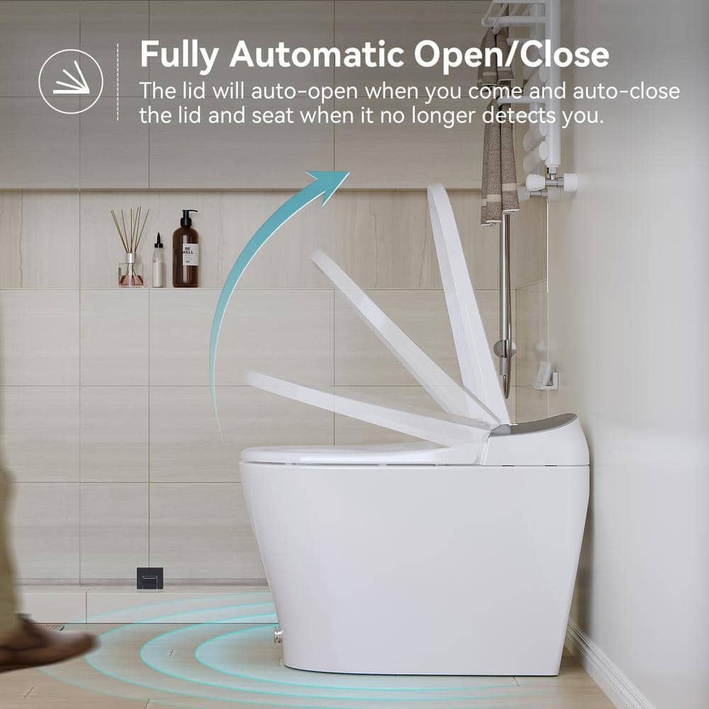 HOROW T03 Elongated Smart Toilet Bidet with Heated Seat and Auto Flush