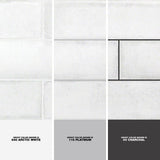 Ivy Hill Tile Moze White 3 in. x 12 in. 9 mm Ceramic Wall Tile (22-Piece) (5.38 sq. ft./Box)