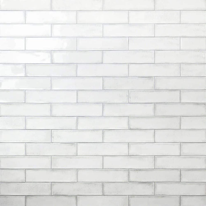 Ivy Hill Tile Moze White 3 in. x 12 in. 9 mm Ceramic Wall Tile (22-Piece) (5.38 sq. ft./Box)