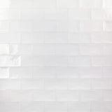 Ivy Hill Tile Barbados White 5 in. x 10 in. 9 mm Polished Ceramic Wall Tile (30 Pieces, 9.9 sq. ft. per Box)