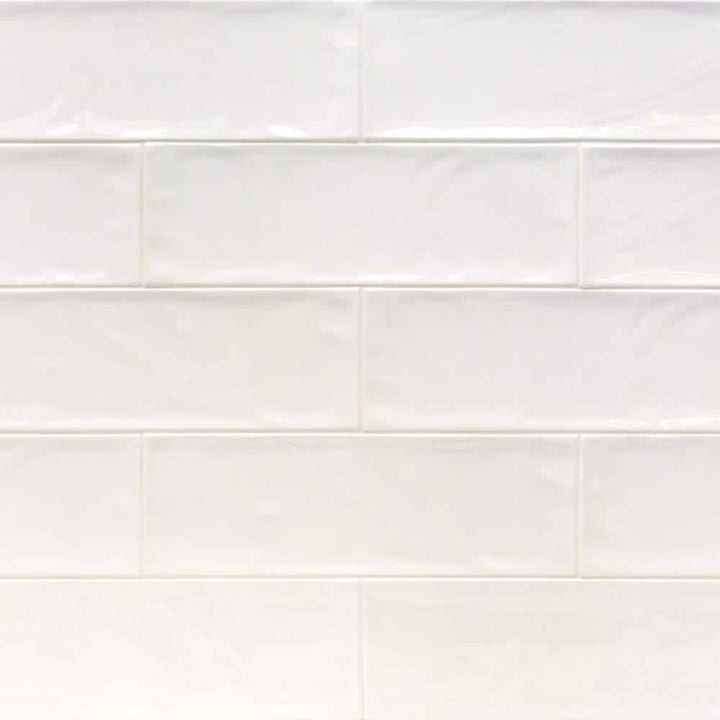 Ivy Hill Tile Pier White 4 in. x 12 in. 6 mm Polished Ceramic Subway Wall Tile (33-Piece, 10.76 sq. ft./Box)