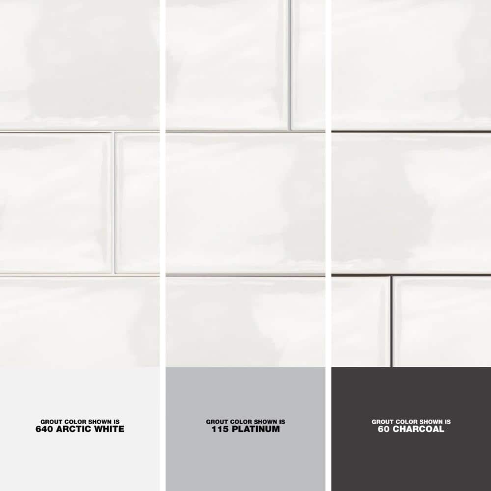 Ivy Hill Tile Pier White 4 in. x 12 in. 6 mm Polished Ceramic Subway Wall Tile (33-Piece, 10.76 sq. ft./Box)