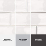 Ivy Hill Tile Pier White 4 in. x 12 in. 6 mm Polished Ceramic Subway Wall Tile (33-Piece, 10.76 sq. ft./Box)