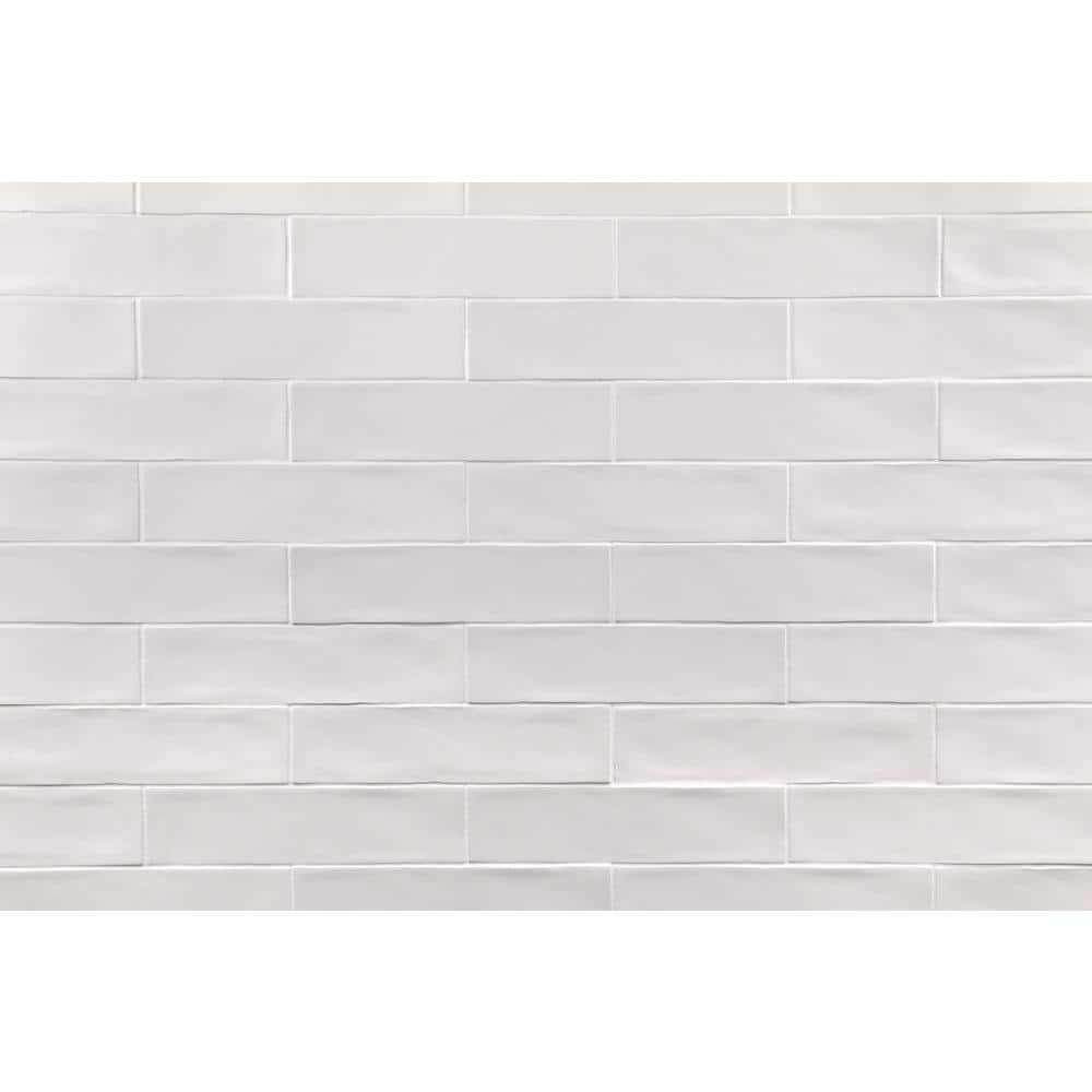 Ivy Hill Tile White 3 in. x 12 in. 8 mm Matte Ceramic Subway Wall Tile (22-Piece, 5.38 sq. ft./Box)