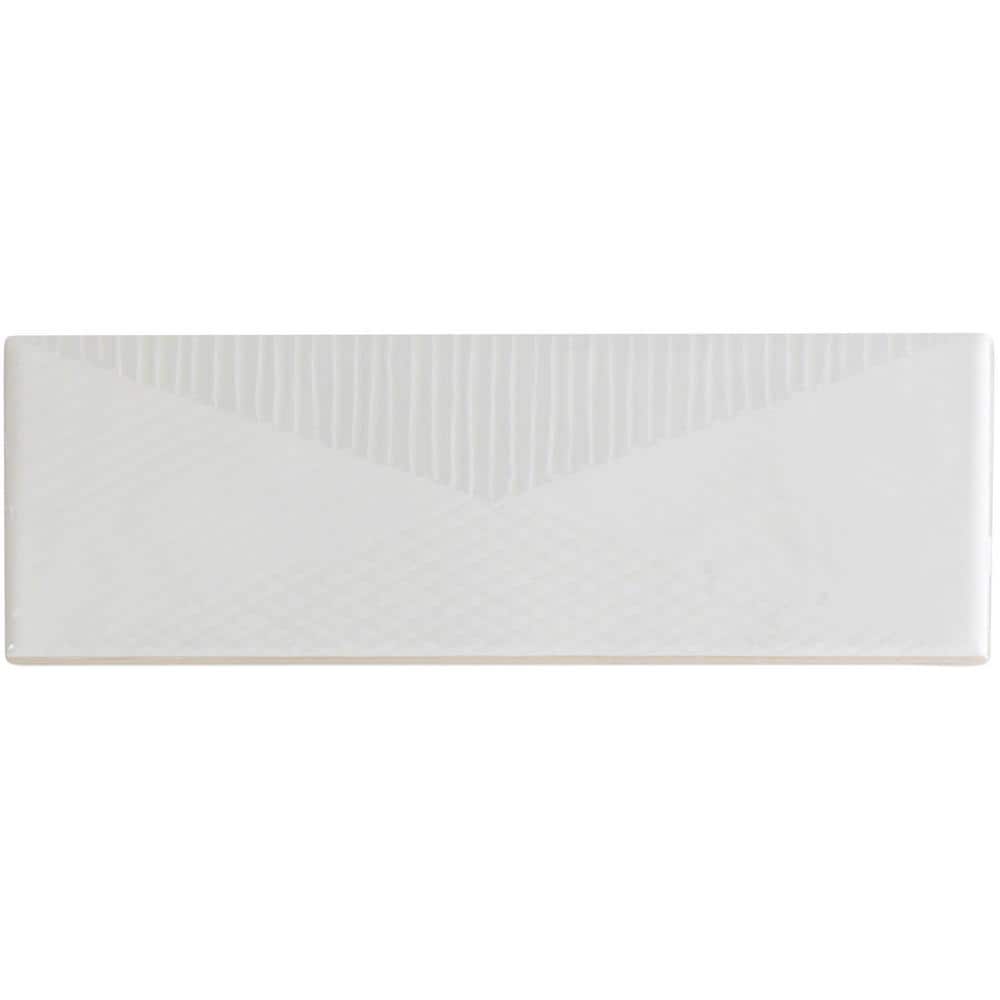 Ivy Hill Tile Ace White 2 in. x 8 in. x 9 mm Polished Ceramic Subway Wall Tile (38 pieces / 5.38 sq. ft. / box)