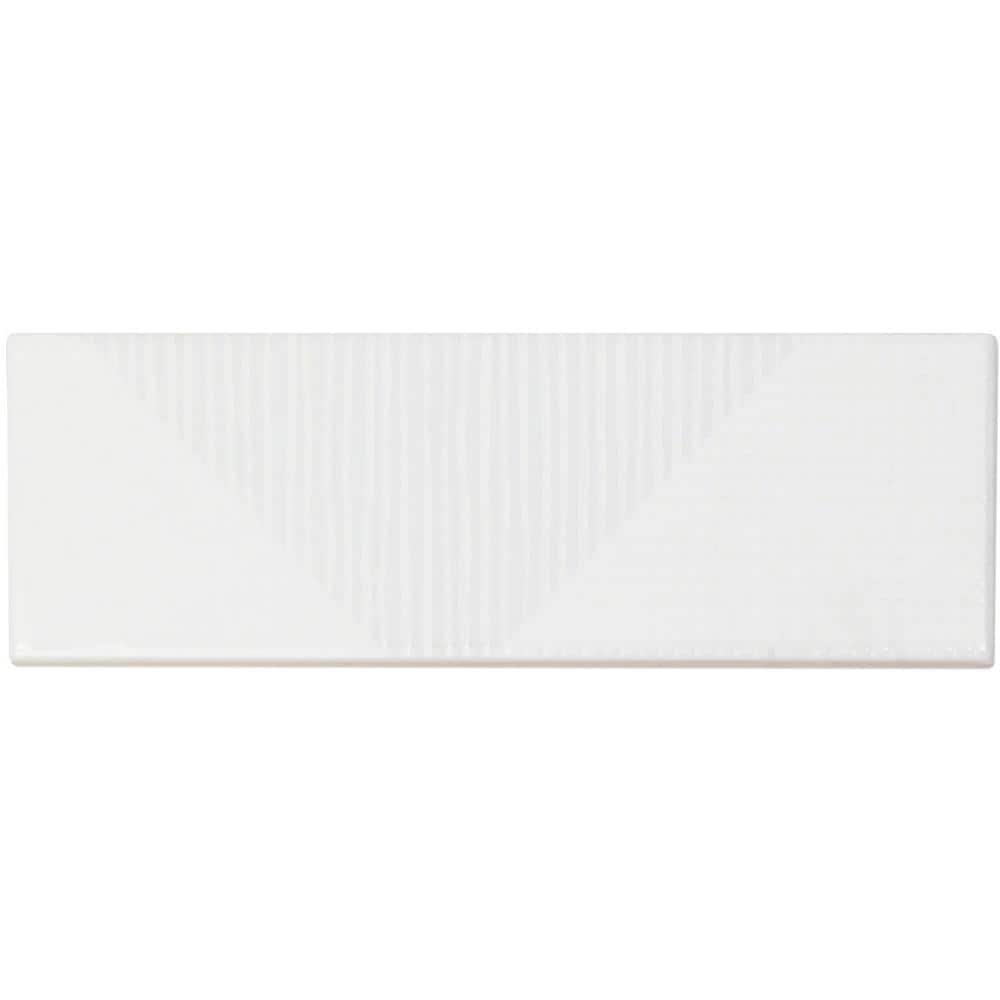 Ivy Hill Tile Ace White 2 in. x 8 in. x 9 mm Polished Ceramic Subway Wall Tile (38 pieces / 5.38 sq. ft. / box)