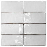 Ivy Hill Tile Catalina White 3 in. x 6 in. x 8 mm Polished Ceramic Subway Wall Tile (5.38 sq. ft./case)