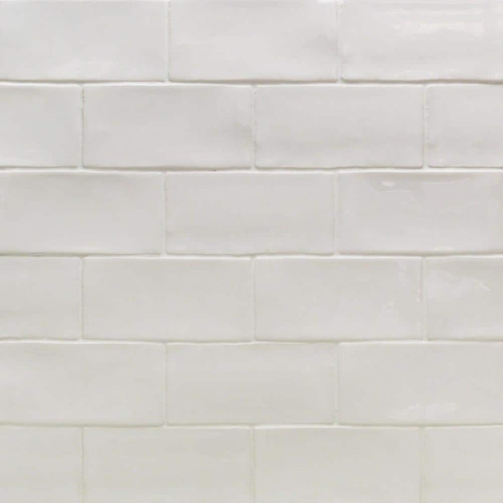 Ivy Hill Tile Catalina White 3 in. x 6 in. x 8 mm Polished Ceramic Subway Wall Tile (5.38 sq. ft./case)