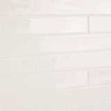 Ivy Hill Tile Nantucket 2 in. x 20 in. White Polished Ceramic Wall Tile (20 pieces / 5.38 sq. ft. / case)