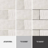 Kingston White 3 in. x 8 in. Polished Ceramic Wall Tile (5.38 sq. ft./case)