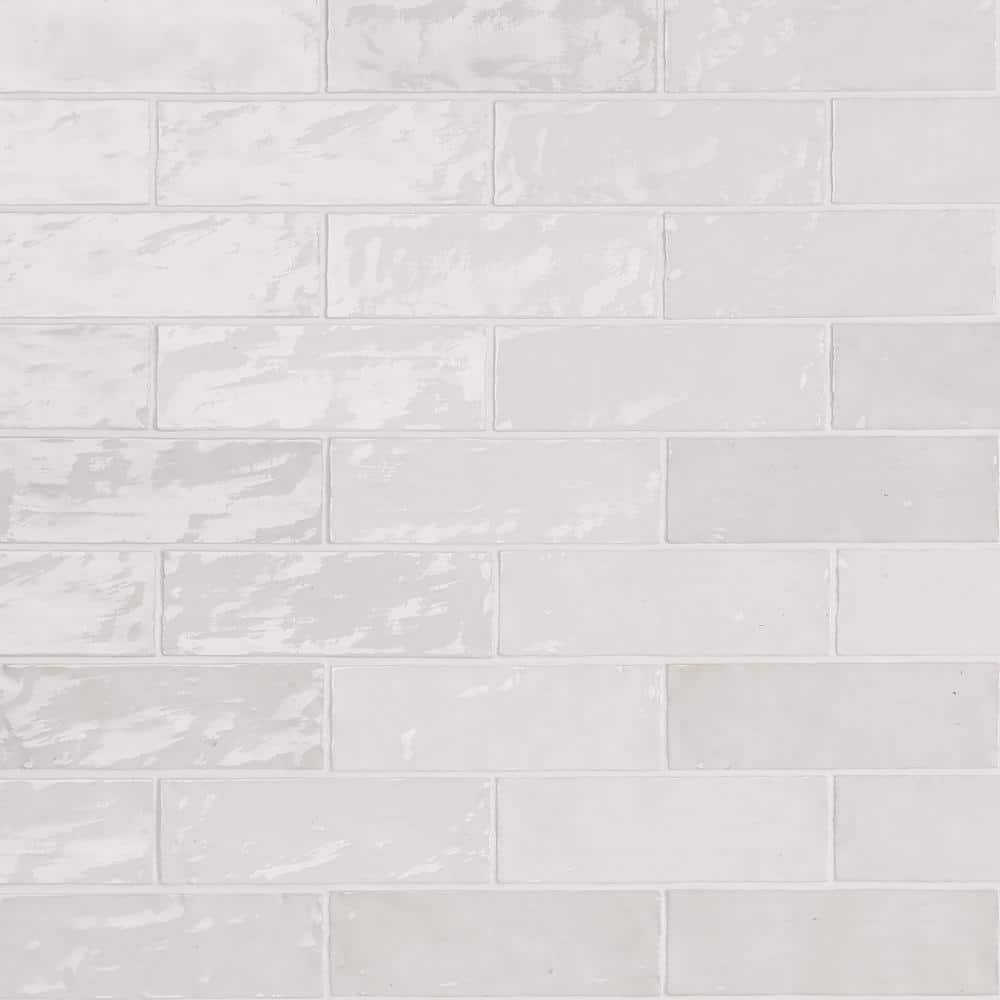 Ivy Hill Tile Kingston White 3 in. x 8 in. Glazed Ceramic Wall Tile (5.38 sq. ft. per Case)