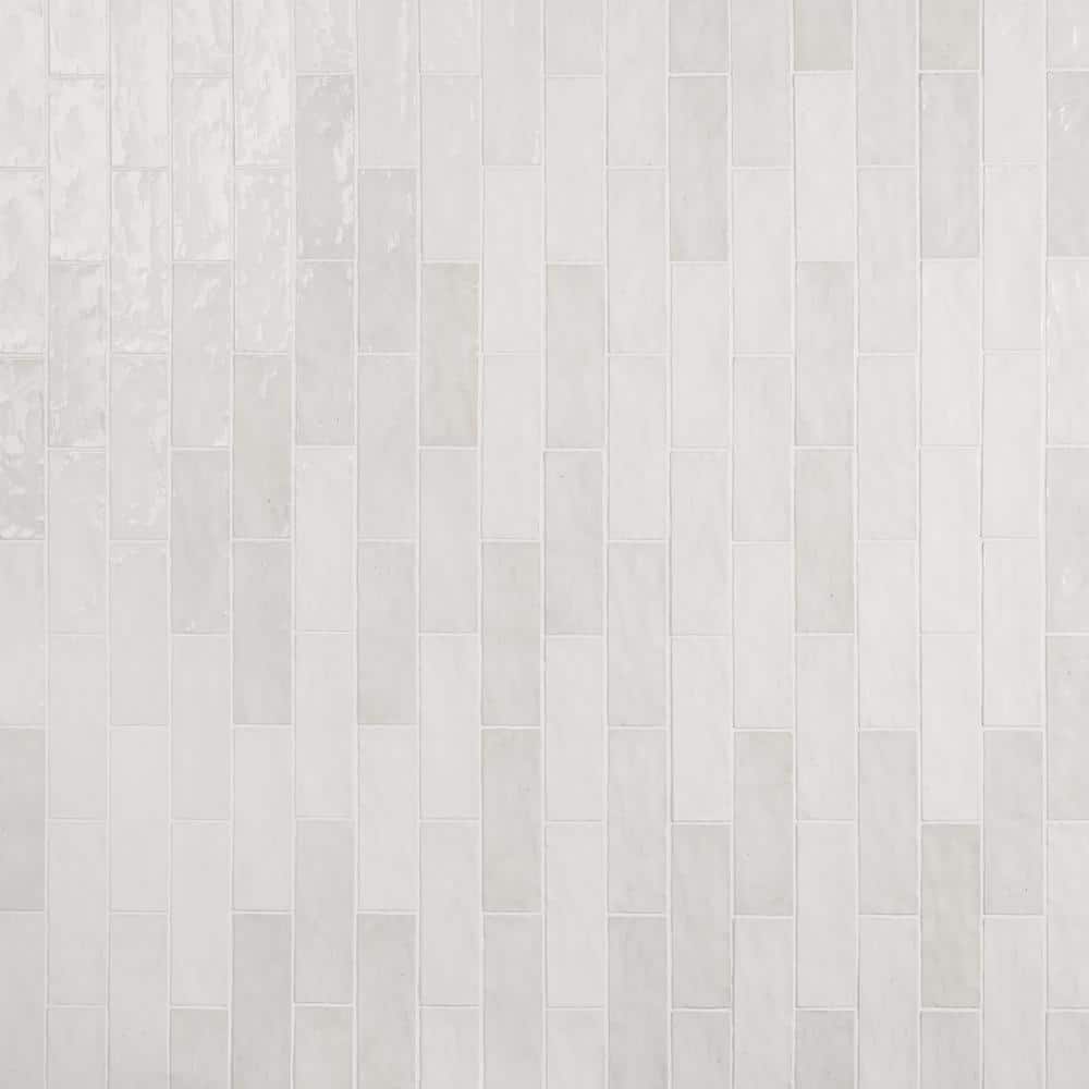 Ivy Hill Tile Kingston White 3 in. x 8 in. Glazed Ceramic Wall Tile (5.38 sq. ft. per Case)