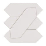 Ivy Hill Tile Russell White 4 in. x 12 in. 10 mm Matte Porcelain Subway Floor and Wall Tile (40 pieces, 10.76 sq. ft. per Box)