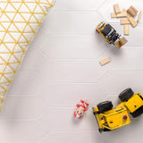 Ivy Hill Tile Russell White 4 in. x 12 in. 10 mm Matte Porcelain Subway Floor and Wall Tile (40 pieces, 10.76 sq. ft. per Box)
