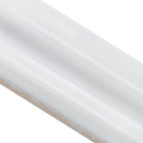 Newport White 1 in. x 10 in. Polished Ceramic Wall Pencil Liner Tile by Ivy Hill Tile