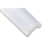 Newport White 1 in. x 10 in. Polished Ceramic Wall Pencil Liner Tile by Ivy Hill Tile