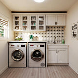 J COLLECTION Mancos Bright White Shaker Assembled Base Kitchen Cabinet with 10 in. Drawer (33 in. W X 34.5 in. H X 24 in. D)