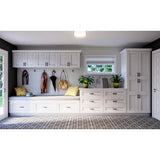 J COLLECTION Mancos Bright White Shaker Assembled Base Kitchen Cabinet with 6 Drawers (36 in. W x 34.5 in. H x 24 in. D)