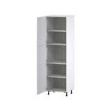 J COLLECTION Mancos Bright White Shaker Assembled Pantry Kitchen Cabinet with 4-Shelves (24 in. W x 84.5 in. H x 24 in. D)
