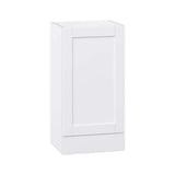 J COLLECTION Mancos Bright White Shaker Assembled Wall Kitchen Cabinet with a Drawer (18 in. W x 35 in. H x 14 in. D)