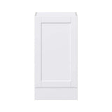 J COLLECTION Mancos Bright White Shaker Assembled Wall Kitchen Cabinet with a Drawer (18 in. W x 35 in. H x 14 in. D)