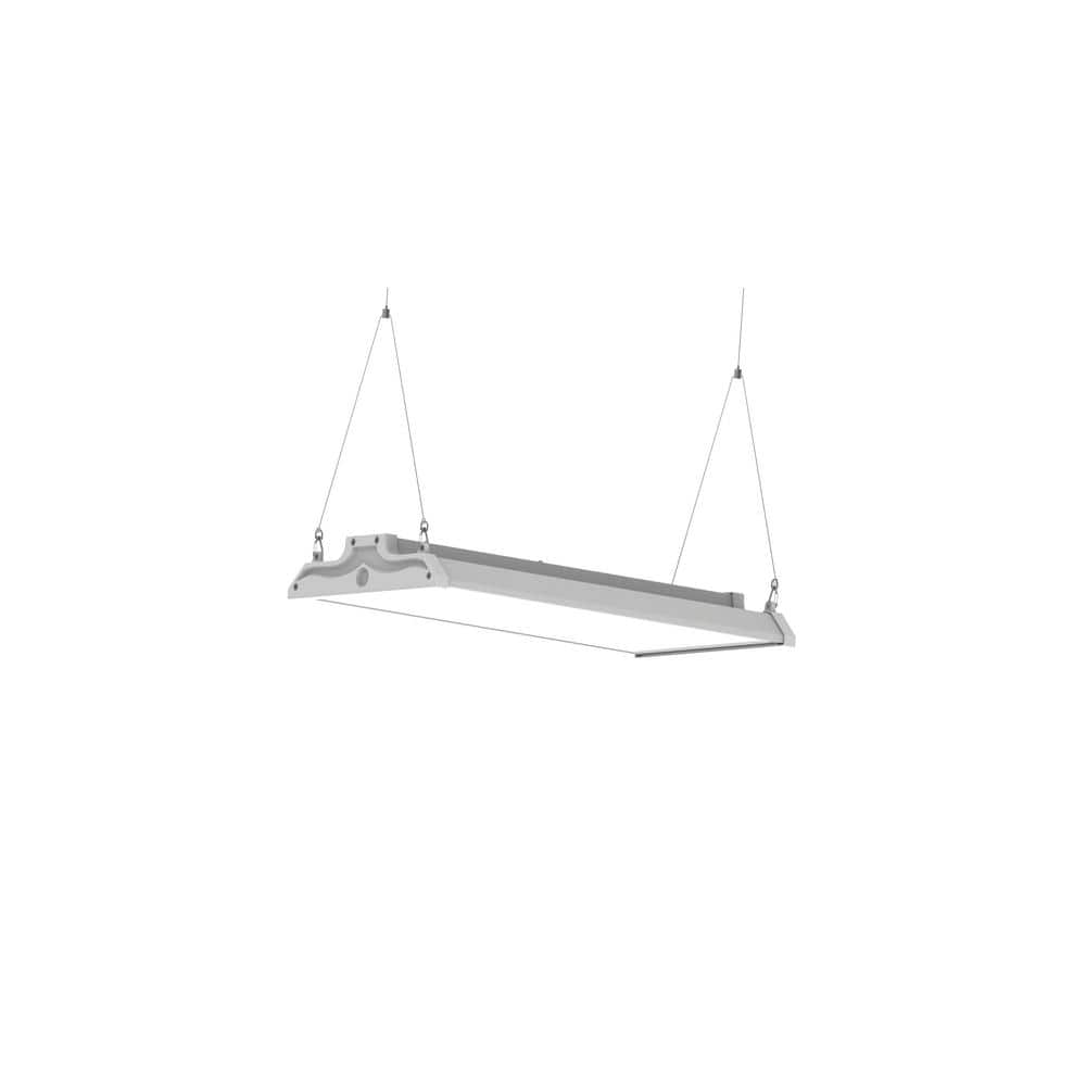 J&H LED 2 ft. 250-Watt Equivalent 15,400 Lumens 110-Watts Integrated LED White High Bay Light 120-277 Volt 5000K (2-Pack)
