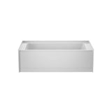 JACUZZI PROJECTA 60 in. x 32 in. Acrylic Left-Hand Drain Low-Profile Rectangular Alcove Whirlpool Tub in White