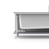 JACUZZI PROJECTA 60 in. x 32 in. Acrylic Left-Hand Drain Low-Profile Rectangular Alcove Whirlpool Tub in White
