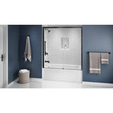 JACUZZI PROJECTA 60 in. x 32 in. Acrylic Left-Hand Drain Low-Profile Rectangular Alcove Whirlpool Tub in White