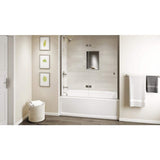 PROJECTA 60 in. x 36 in. Acrylic Left-Hand Drain Rectangular Alcove Whirlpool Bathtub in White